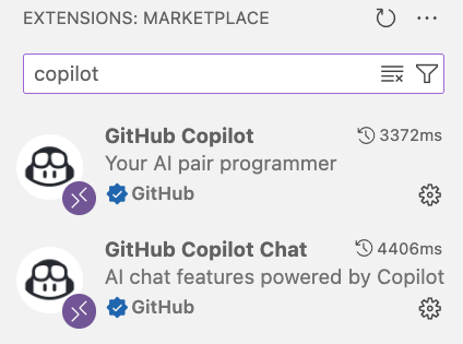 A screenshot of VS Code
